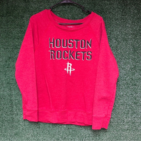 Houston Rockets Women’s NBA Brand Sweatshirt M NBA tag Jalen Green Hakeem - Picture 1 of 4
